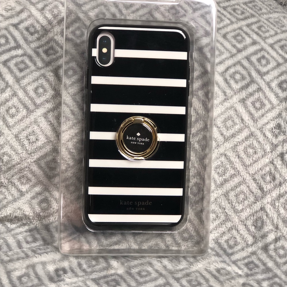 NWT Kate spade ring and stripe iPhone XS Max case - Picture 7 of 8